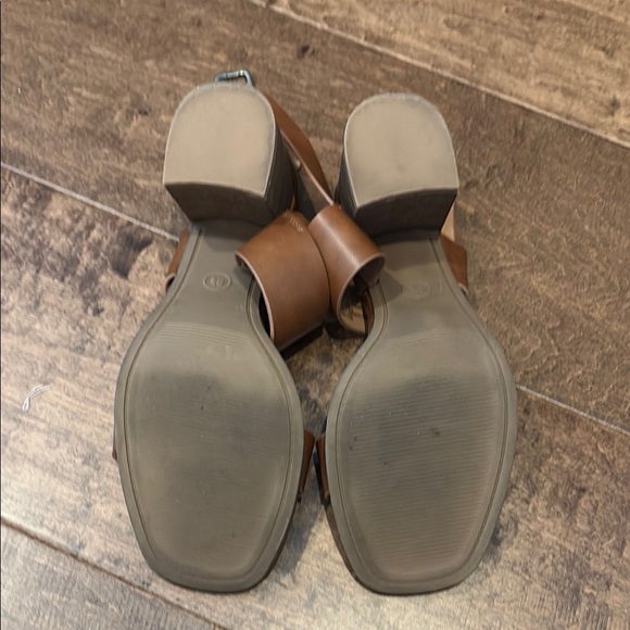 Universal Thread Brown Sandals Two-Strap Design - Picture 3 of 3